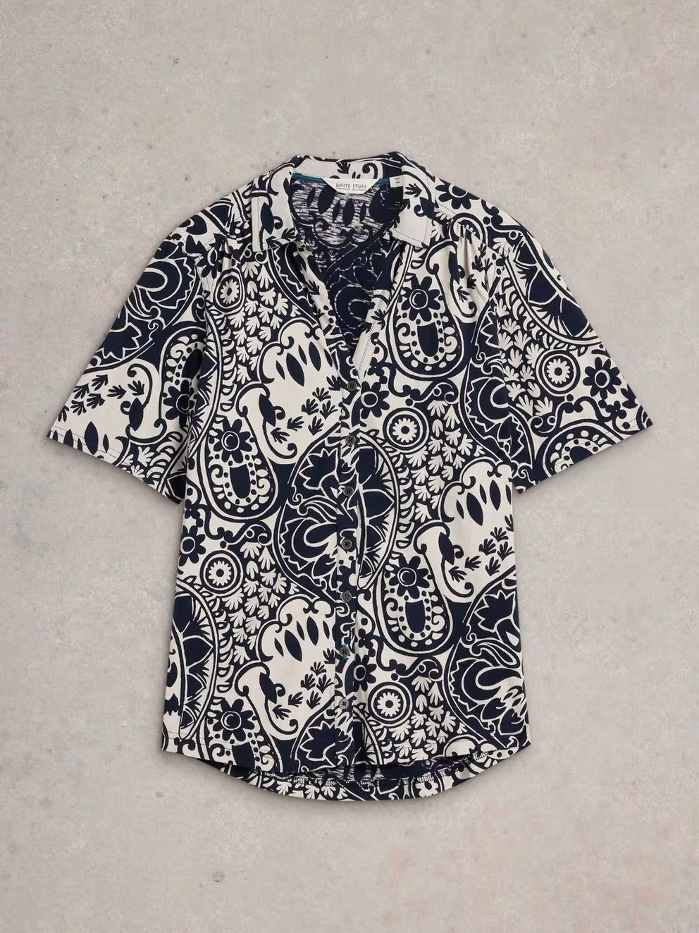 White Stuff Annie Short Sleeved Jersey Shirt