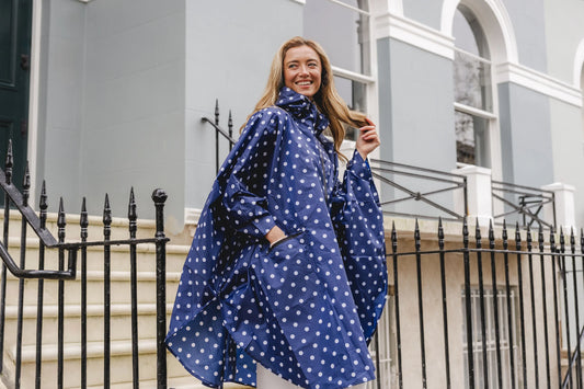 Park Lane Blue Rain Poncho