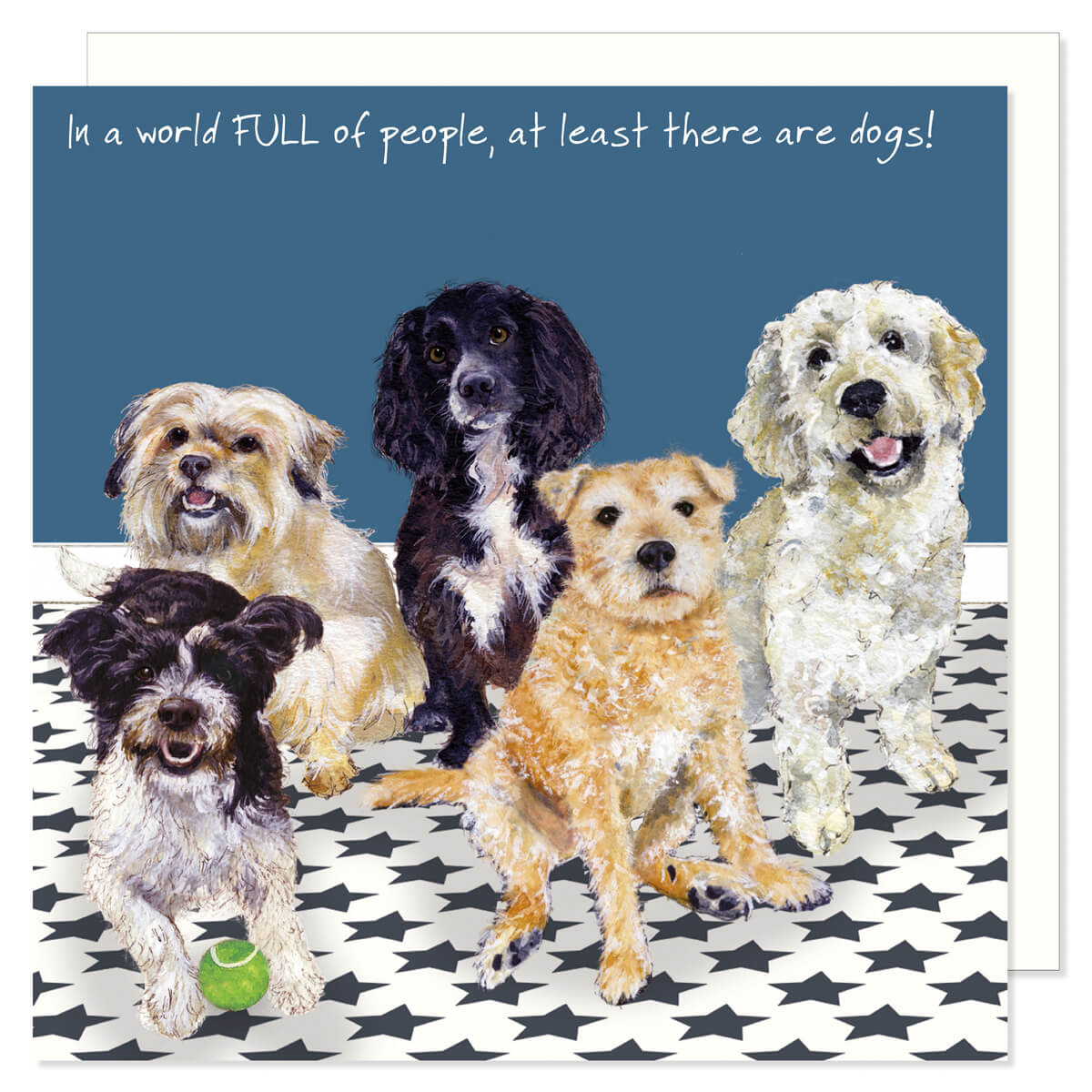 Little Dog Laughed Multi Dogs “Full People” Card