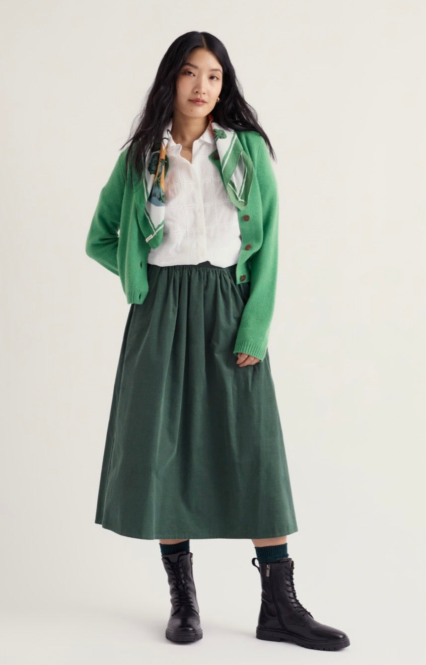 Seasalt Tern Tide Cardigan Pea Pod