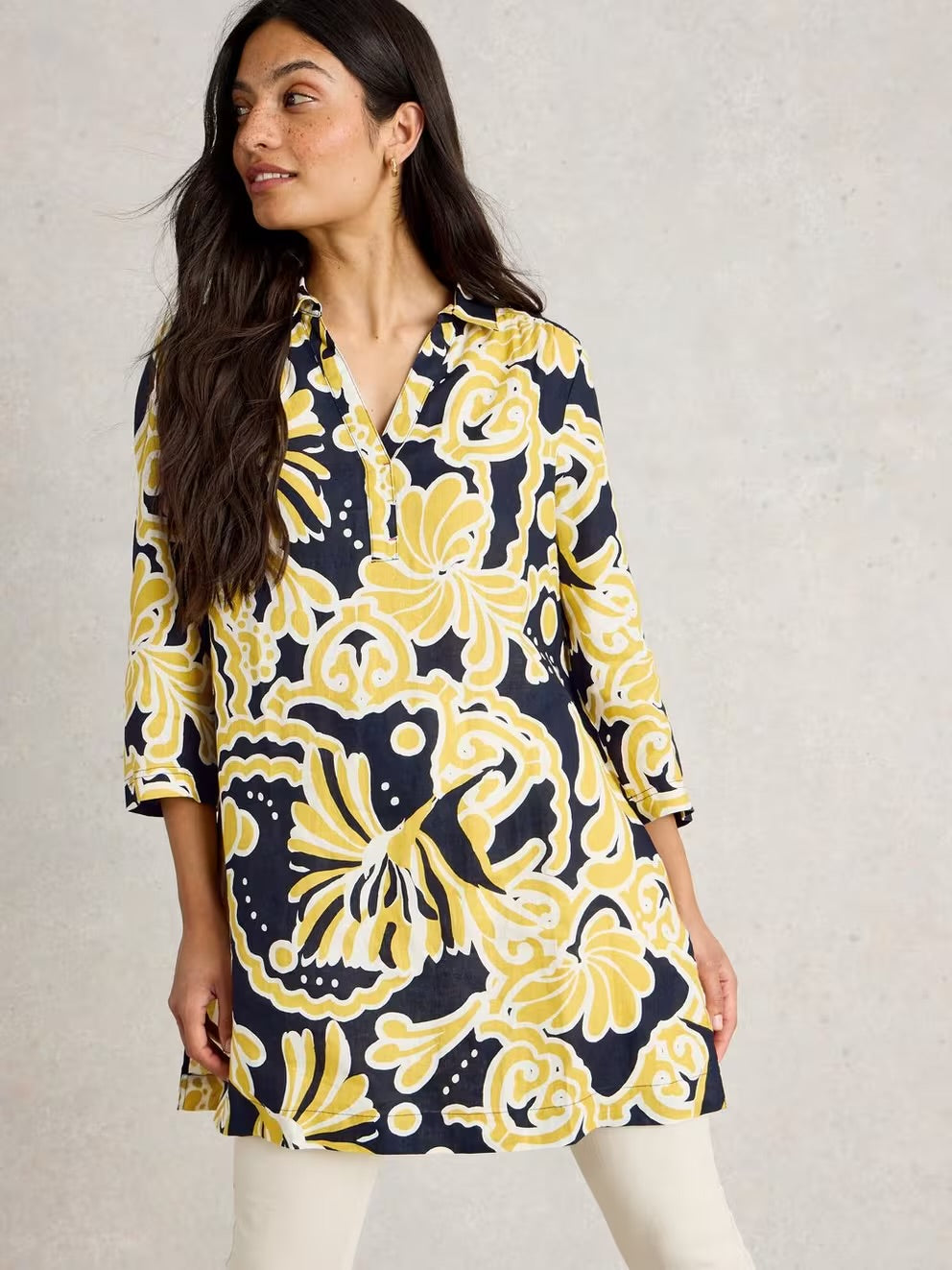 White Stuff Blake Linen Tunic