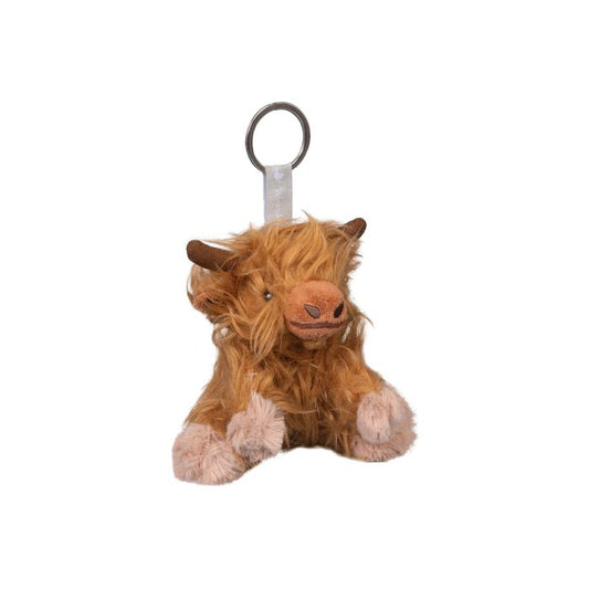 ‘Gordon’ Highland Cow Plush Character Keyring