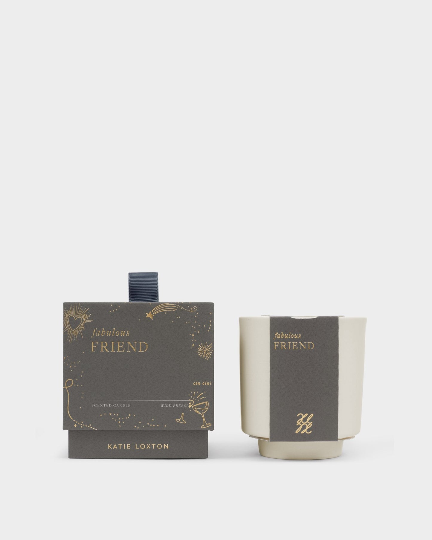 Katie Loxton Ceramic Sentiment Candle ‘Fabulous Friend’