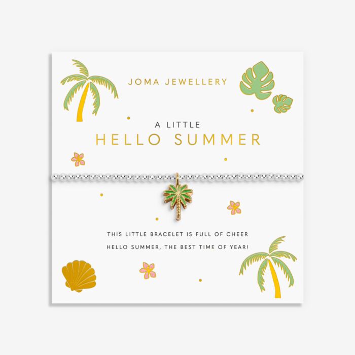 Joma Jewellery A little Vibes ‘Hello Summer’ Silver Plated Bracelet
