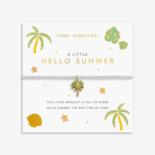 Joma Jewellery A little Vibes ‘Hello Summer’ Silver Plated Bracelet
