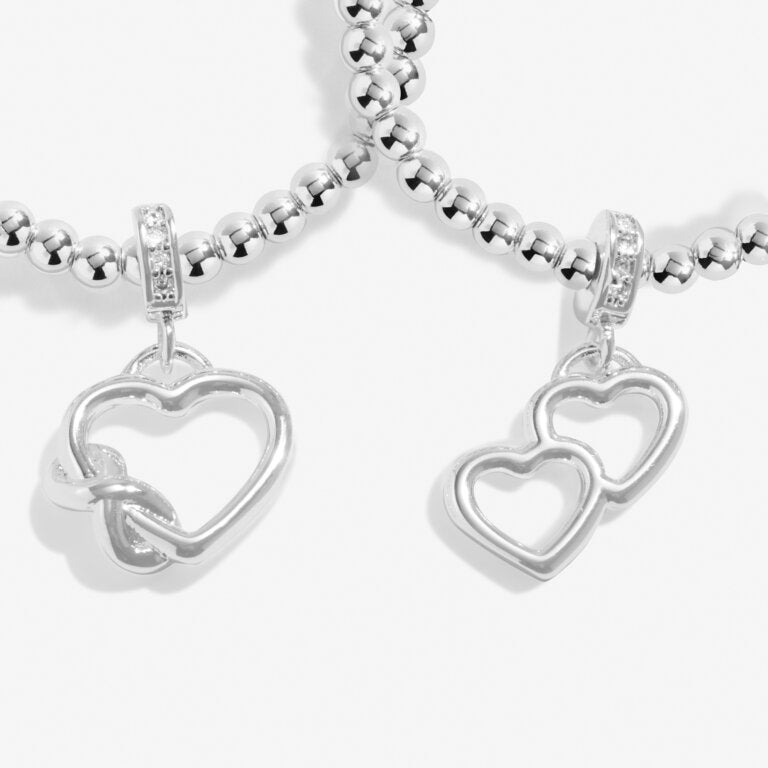 Joma Jewellery “Forever Friends” Linked Infinity Bracelets