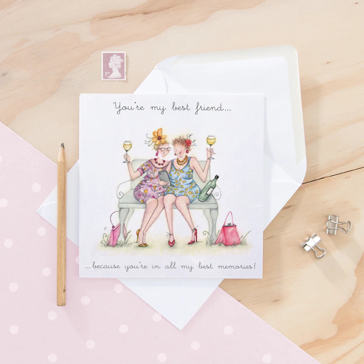 Berni Parker You’re My Best Friend Card