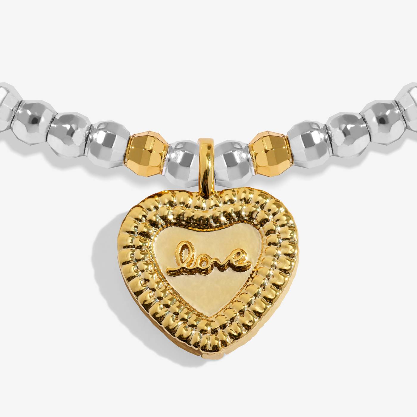 Joma Jewellery Little Stories 'Birthday Love' Bracelet In Silver and Gold Plating