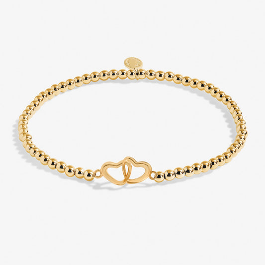 Linked Heart Anklet (Gold Plated)