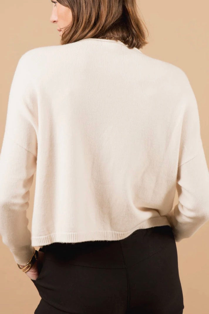 Tilley & Grace Soho Two Pocket Jumper Cream