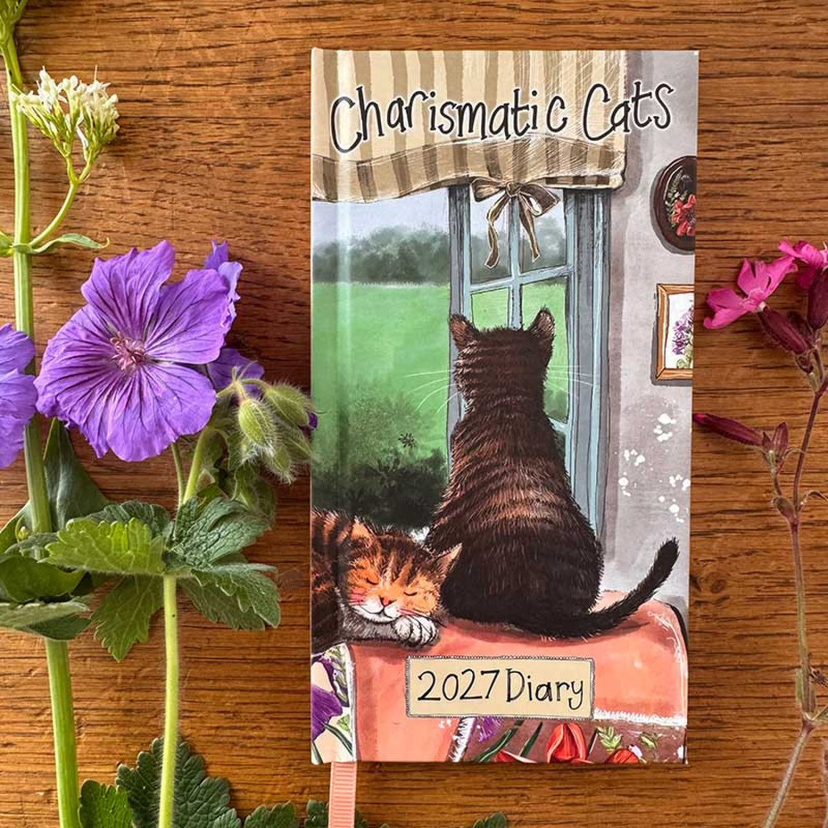 Alex Clark Pocket Diary 2027 - Charismatic Cats