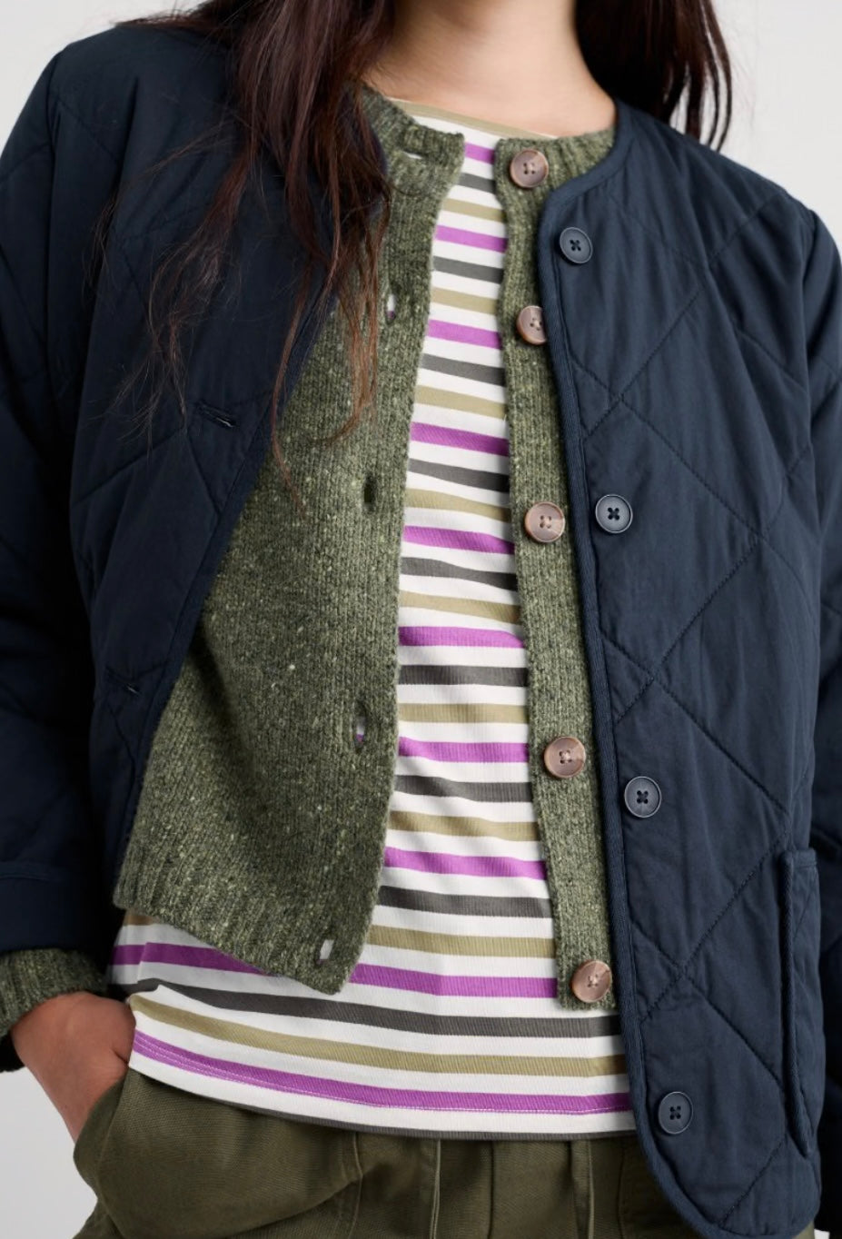 Seasalt Dawson Pick Cardigan - Alpine