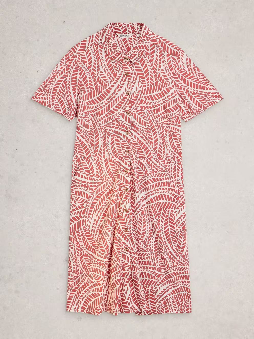 White Stuff Ria Jersey Shirt Dress