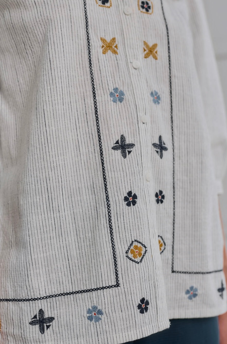 Seasalt Hope Cottage Embroidered Blouse