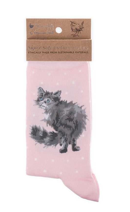 Wrendale “Glamour Puss” Cat Socks