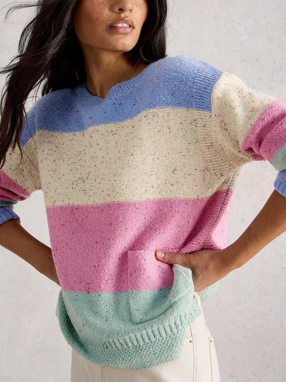 White Stuff Victoria Stripe Jumper