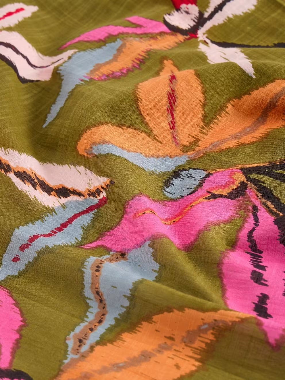 White Stuff Callie Printed Scarf