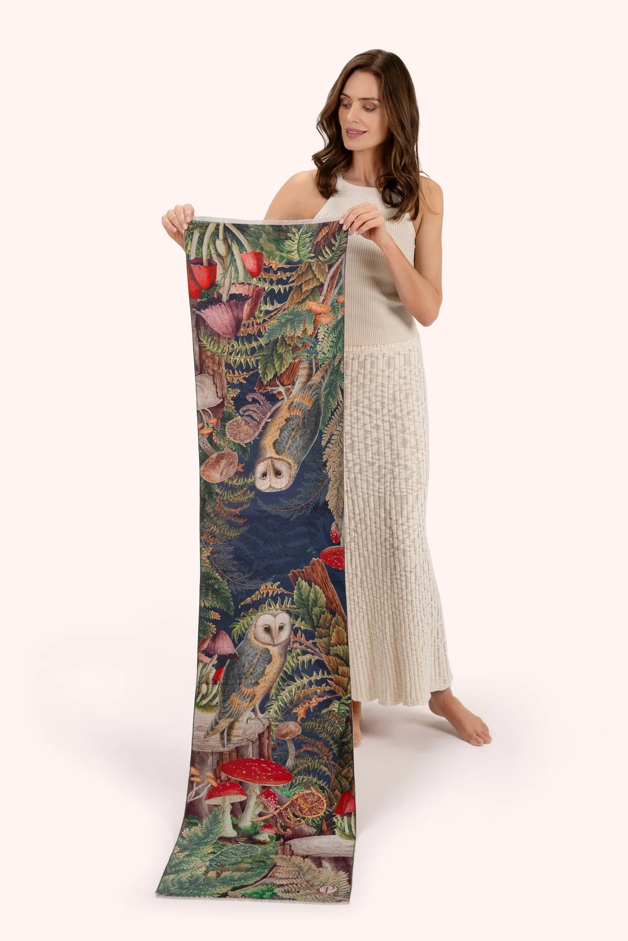 Powder Lux Scarf Owl