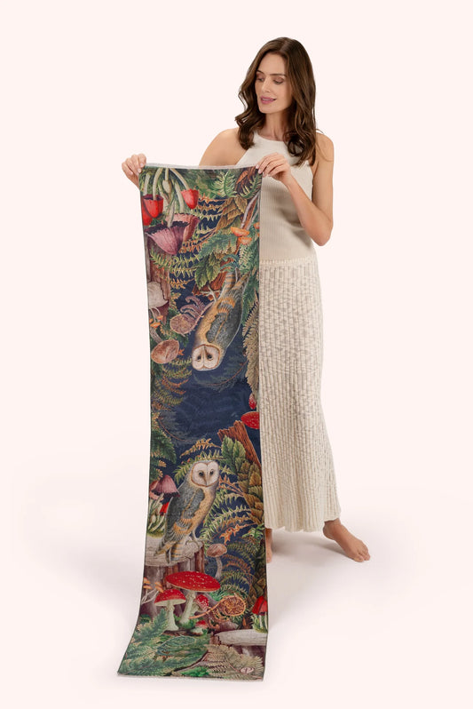Powder Lux Scarf Owl