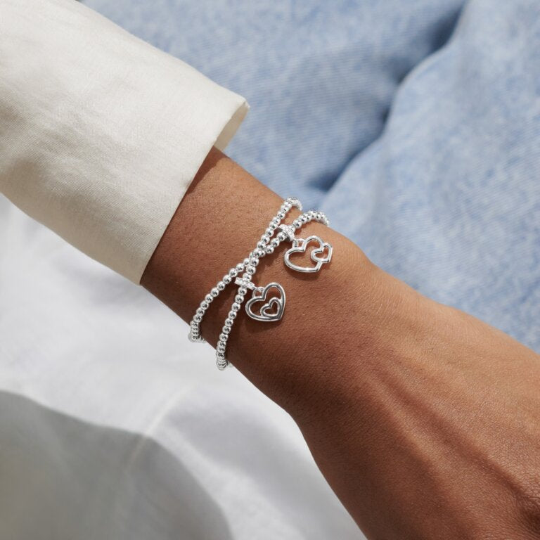 Joma Jewellery “Darling Daughter” Linked Infinity Bracelets