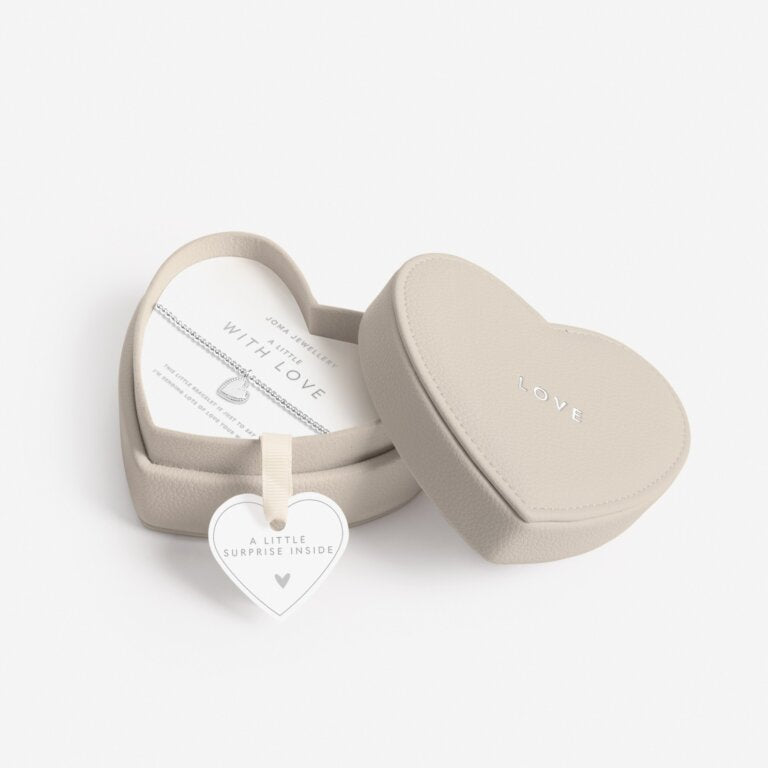 Joma Heart Jewellery Box with A Little “With Love” Bracelet