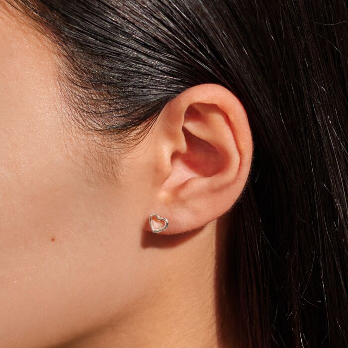 Joma Jewellery Moments To Shine ‘Lovely Daughter’ Silver Stud Earrings