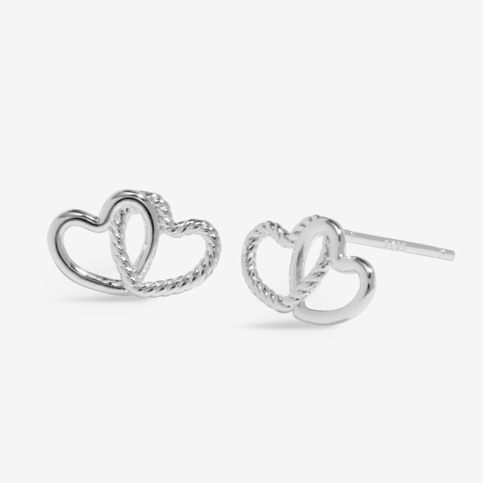 Joma Jewellery Moments To Shine ‘Friendship’ Silver Stud Earrings