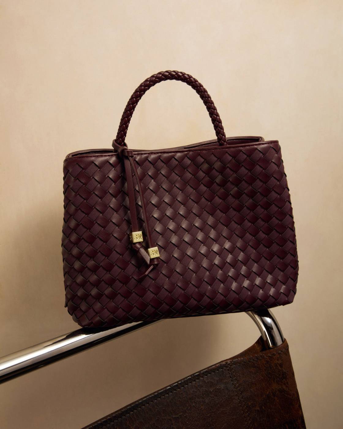 Katie Loxton Nova Hand Woven Top Handle Bag