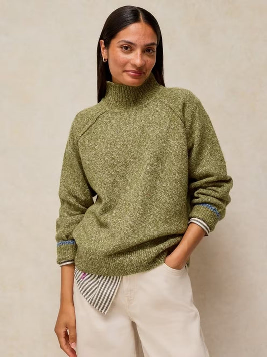 White Stuff Talia Nep High Neck Jumper
