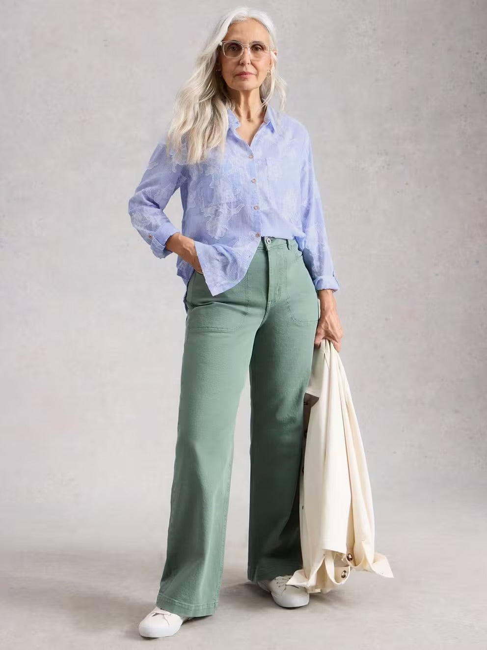 White Stuff Sophie Jacquard Shirt