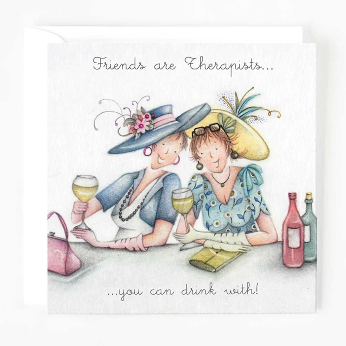 Berni Parker Friends are Therapists Card