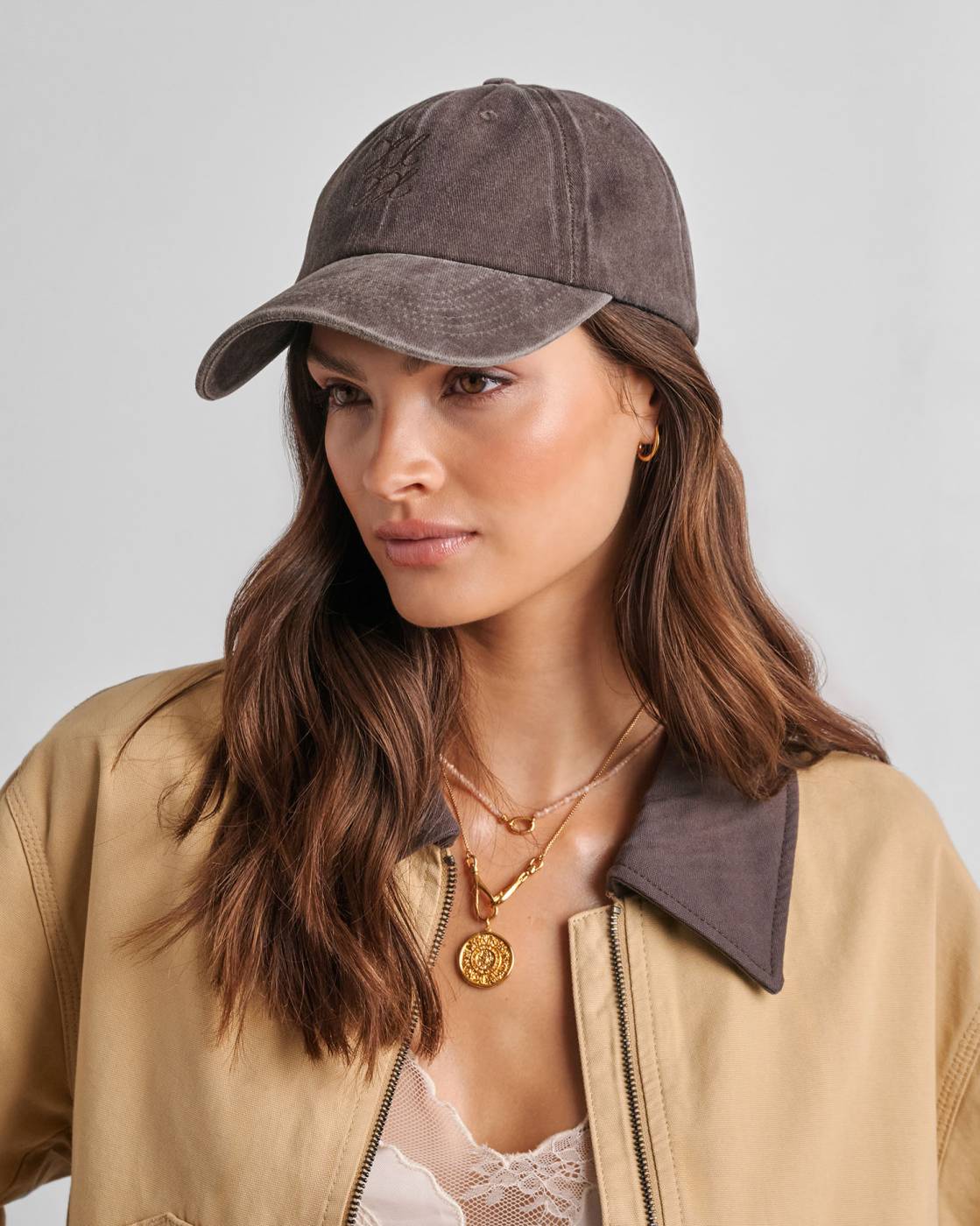 Katie Loxton Embroidered Cotton Cap