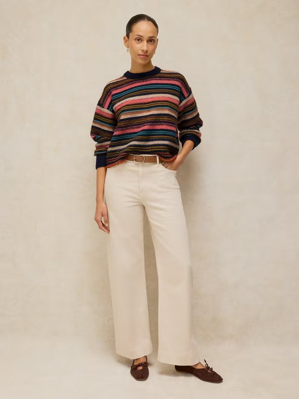 White Stuff Florence Stripe Jumper