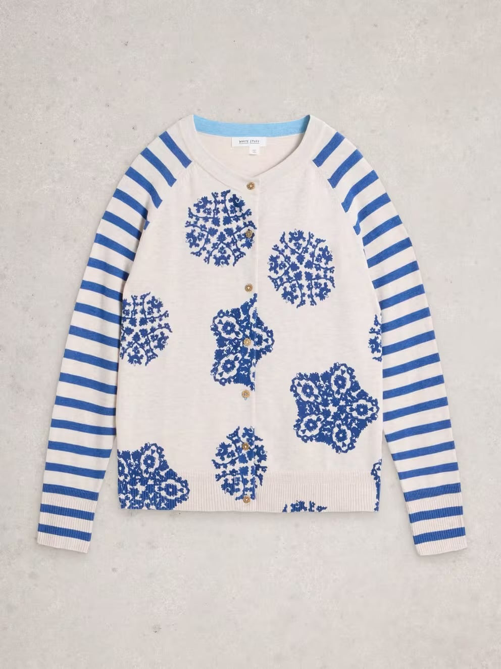 White Stuff Lulu Print Cardigan