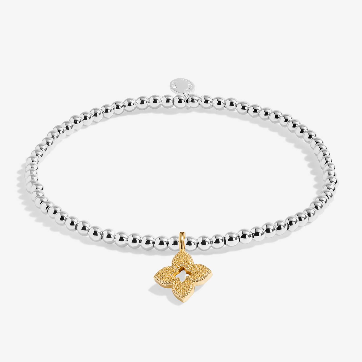 Joma Jewellery A Little 'There's No Better Friend Than You' Bracelet In Silver and Gold Plating
