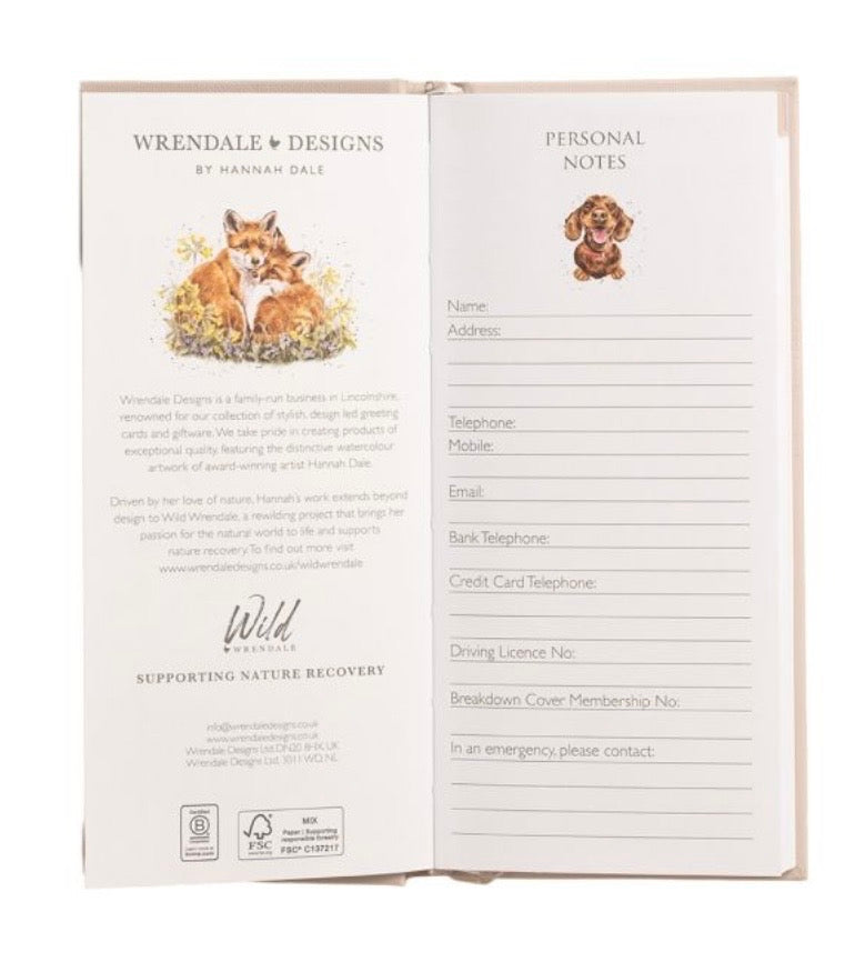 Wrendale Designs Slim Diary 2027
