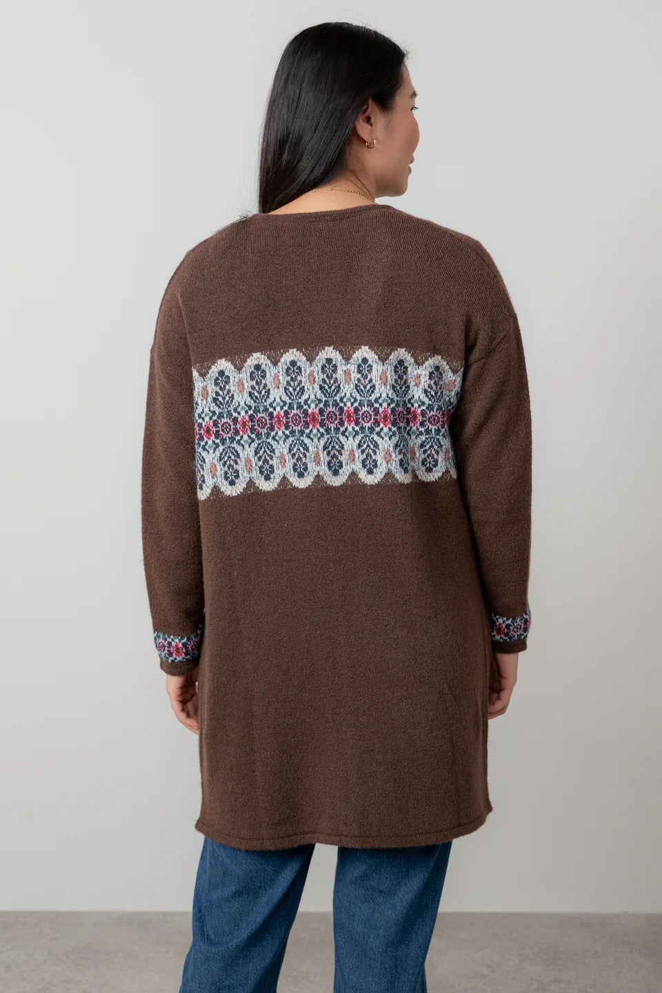 Lily & Me Isle Cardigan Fair Isle