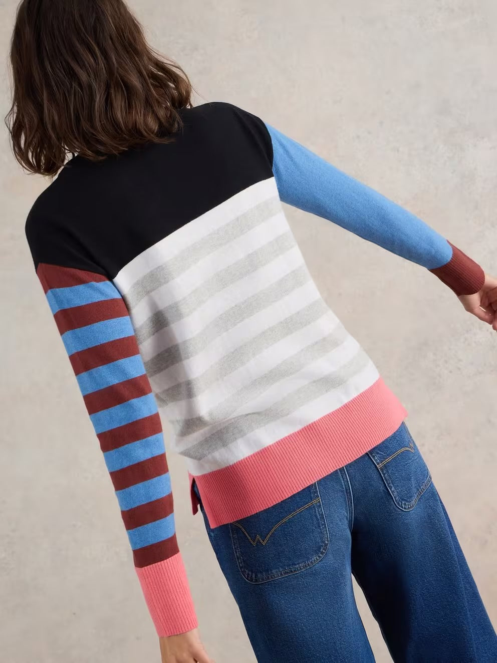 White Stuff City Stripe Jumper