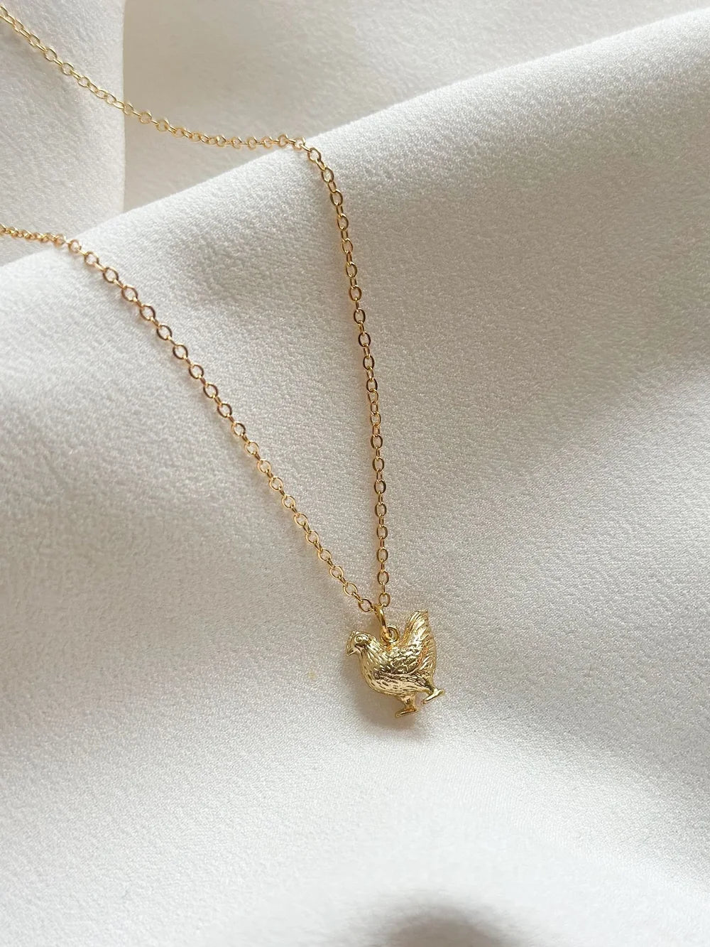 Ellis Grey Wildlife Collection Chicken Pendant Necklace