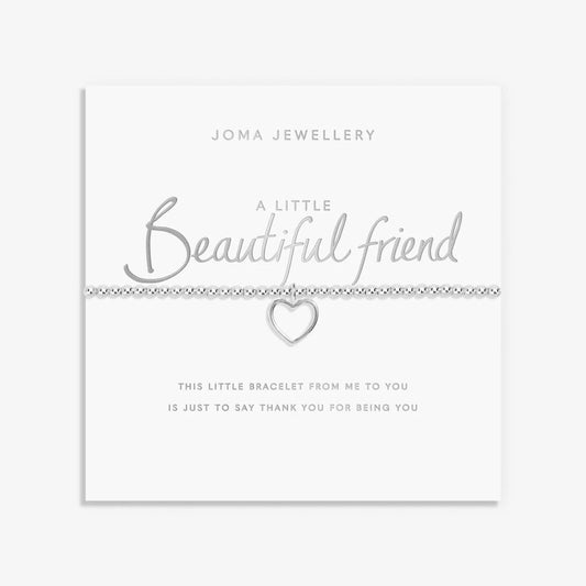 Joma Jewellery A Little 'Beautiful Friend' Bracelet in Silver Plating