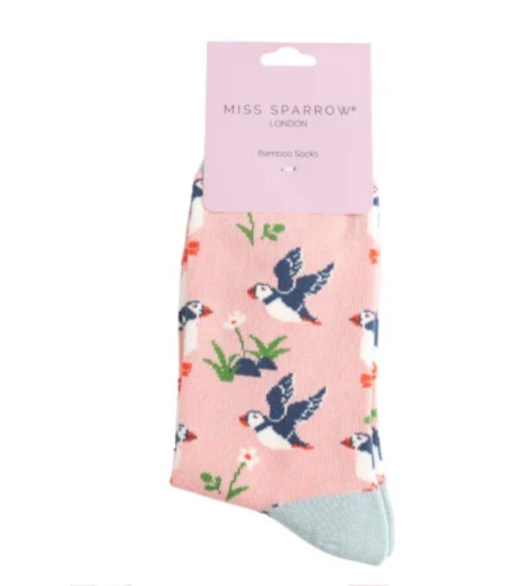 Miss Sparrow Cool Puffins Dusky Pink