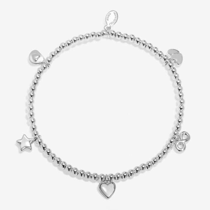 Joma Jewellery Life’s A Charm ‘Lovely Friend’ Bracelet Silver Plated