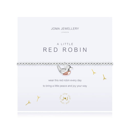 Joma Jewellery A Little Red Robin Bracelet