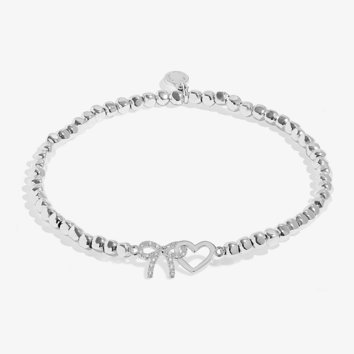 Joma Jewellery Forever Yours 'From Me To You Thank You' Bracelet In Silver Plating