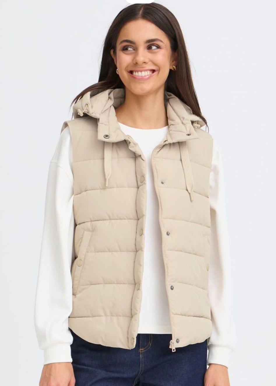 Fransa Frbeki Sleeveless Coat