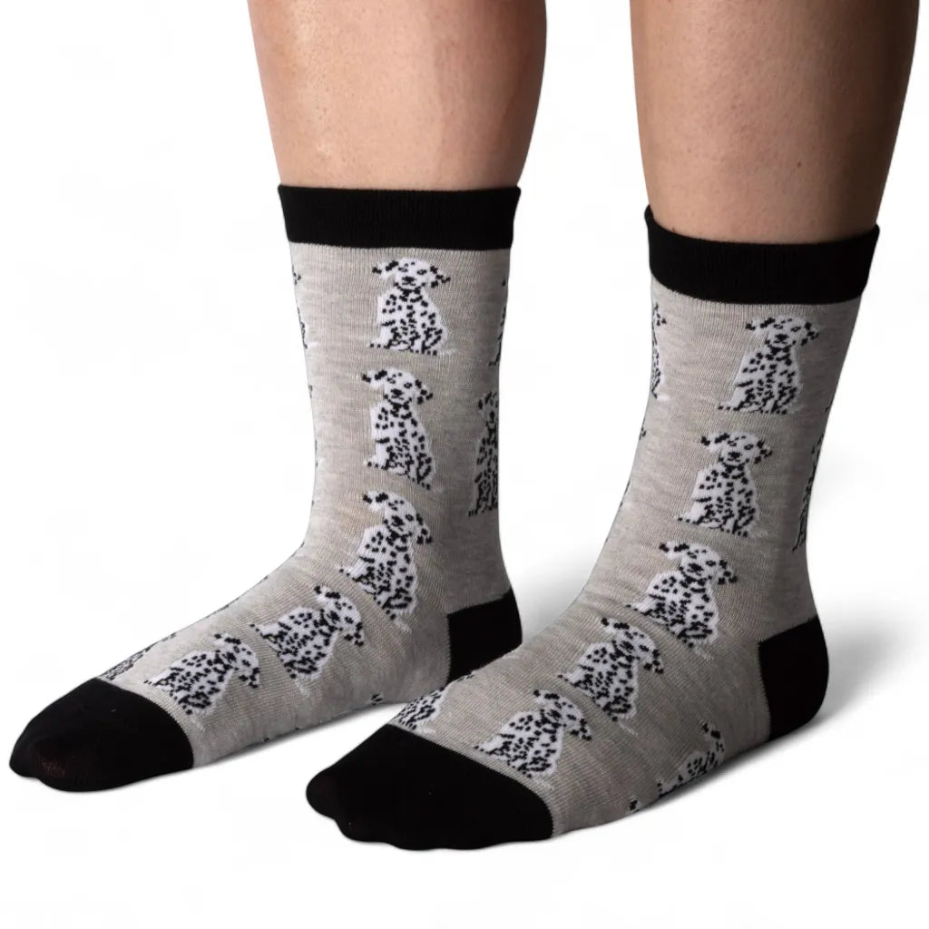 Jess & Lou Pink Dotty Dalmation Bamboo Socks