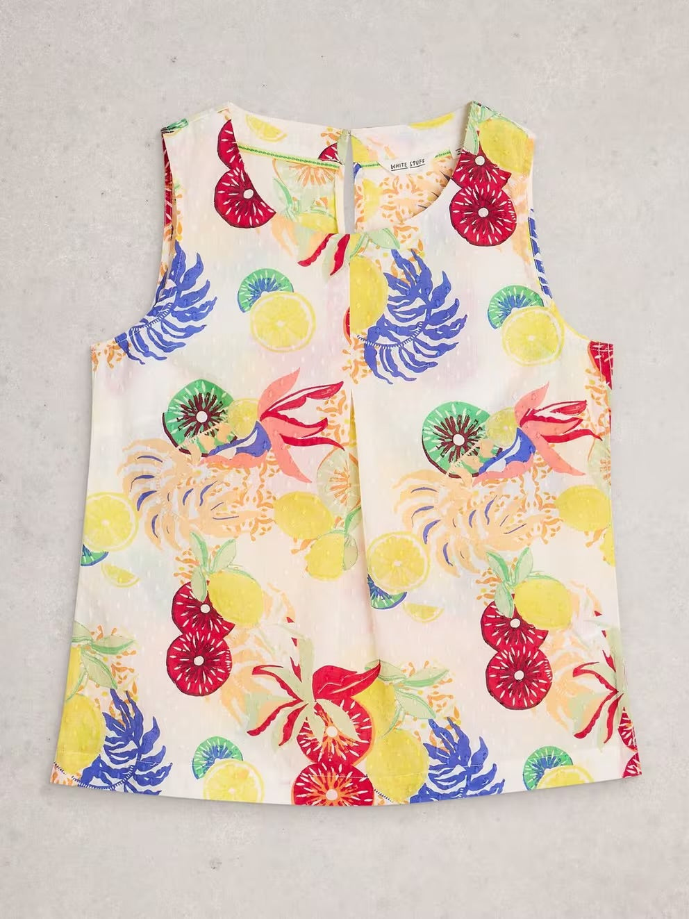 White Stuff Paradise Organic Cotton Vest