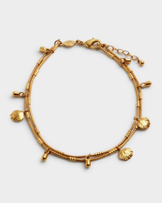 Katie Loxton Cochellia Waterproof Gold Anklet