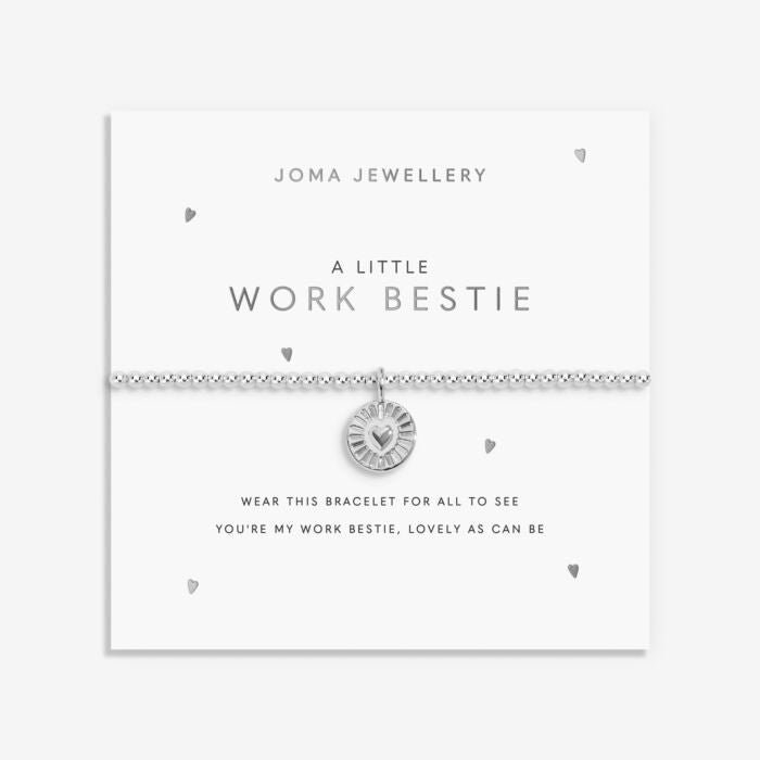 Joma Jewellery A little ‘Work Bestie’ Silver Plated Bracelet