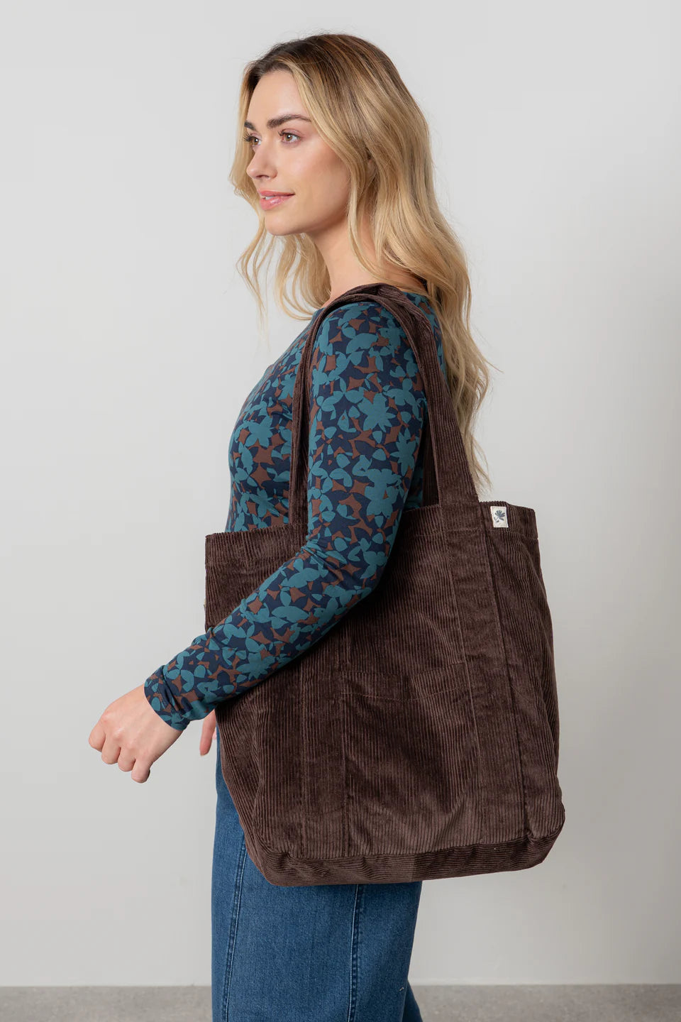 Lily & Me Jumbo Cord Tote Bag